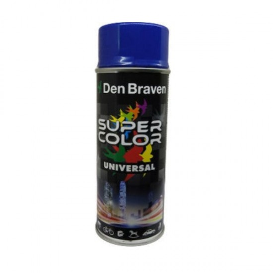 Den Braven Super Color Ultramarine Blue 400ml Σπρέι χρωμάτων