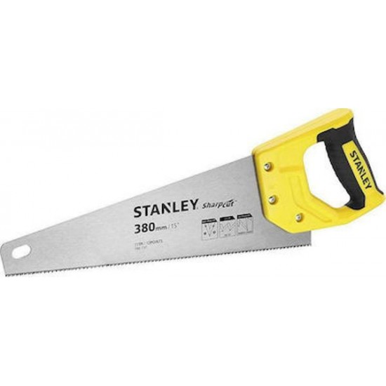 STANLEY ΠΡΙΟΝΙ ΞΥΛΟΥ ΣΕΓΑΤΣΑ SHARPCUT ΔΙΠΛΗΣ ΚΟΠΗΣ ΜΕ ΨΙΛΟ ΔΟΝΤΙ 50cm (STHT20371-1) Πριόνια