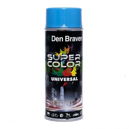 Den Braven Super Color Sky Blue 400ml Σπρέι χρωμάτων