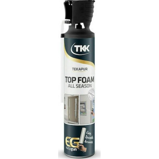 TKK TOP FOAM ALL SEASON ΑΦΡΟΣ ΠΟΛΥΟΥΡΕΘΑΝΗΣ ΧΕΙΡΟΣ 600ml Κόλλες - Σφραγιστικά