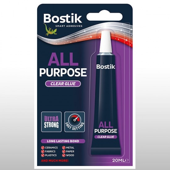 ΚΟΛΛΑ ALL PURPOSE CLEAR GLUE 20ml Κόλλες - Σφραγιστικά