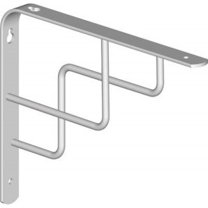 ΓΩΝΙΑ ΣΤΗΡΙΞΗΣ ΡΑΦΙΟΥ ROXY 230x180mm