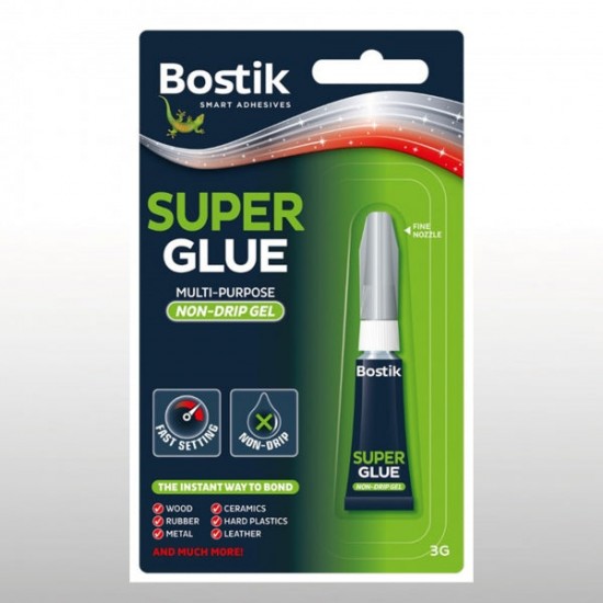 ΚΟΛΛΑ SUPER GLUE NON-DRIP GEL 3g Κόλλες - Σφραγιστικά