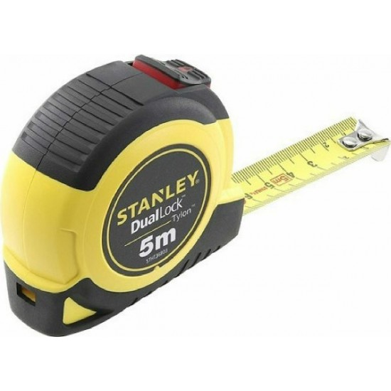 STANLEY ΜΕΤΡΟ TYLON DUAL LOCK ΠΛΑΣΤΙΚΟ 5m (STHT36803-0) Οργανα μέτρησης