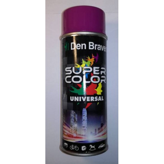 Den Braven Super Color Signal Violet 400ml Σπρέι χρωμάτων