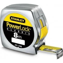 STANLEY POWERLOCK ΜΕΤΡΟ ΜΕ ΚΕΛΥΦΟΣ ABS 8m (0-33-198)