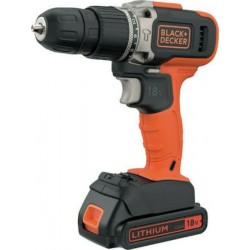 BLACK & DECKER ΔΡΑΠΑΝΟ ΚΡΟΥΣΤΙΚΟ ΜΠΑΤΑΡΙΑΣ 18V 2 ΤΑΧΥΤΗΤΩΝ (BCD003C1-QW)