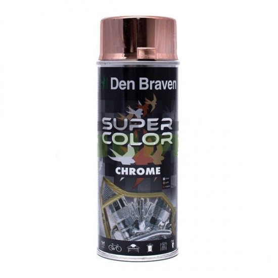 Den Braven Super Color Chrome Copper (43800002) 400ml Σπρέι χρωμάτων