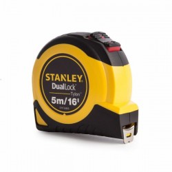 STANLEY ΜΕΤΡΟ TYLON DUAL LOCK ΠΛΑΣΤΙΚΟ ΜΕ ΙΝΤΣΕΣ 5m/16